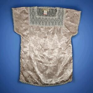 Vintage Gunne Sax Blouse Top Jessica Mcclintock Small Lace Jaquard Petite Floral